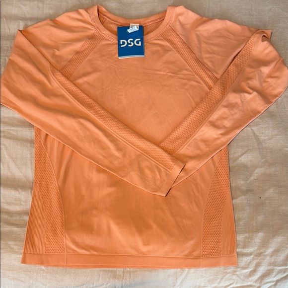 DSG Kids Long Sleeve Tee - Orange - Picture 1 of 3